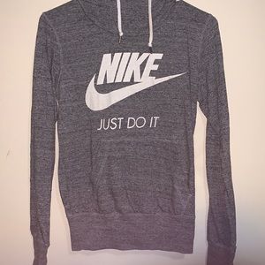 Gray Nike hoodie
